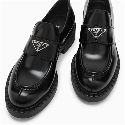 prada chocolate loafer|prada loafer price.